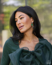 Load image into Gallery viewer, Elite Ensemble - Green Emerald Cut Hoop Earring - CONVENTION 2023 NEW RELEASE
