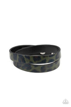 Load image into Gallery viewer, All GRRIrl - Green Urban Cheetah Snap Bracelet

