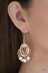 Chime chic- rose gold earring