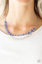 Load image into Gallery viewer, Block party princess-blue necklace
