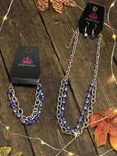 Load image into Gallery viewer, Life of the block party- blue bracelet

