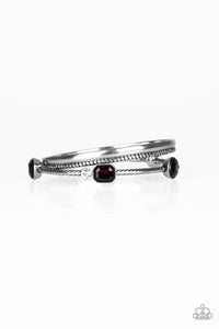 City Slicker Sleek - Purple Bangle Bracelet - NEW RELEASE