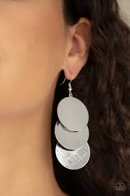 Dream sheen- silver earring