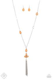 Eden dew- orange necklace