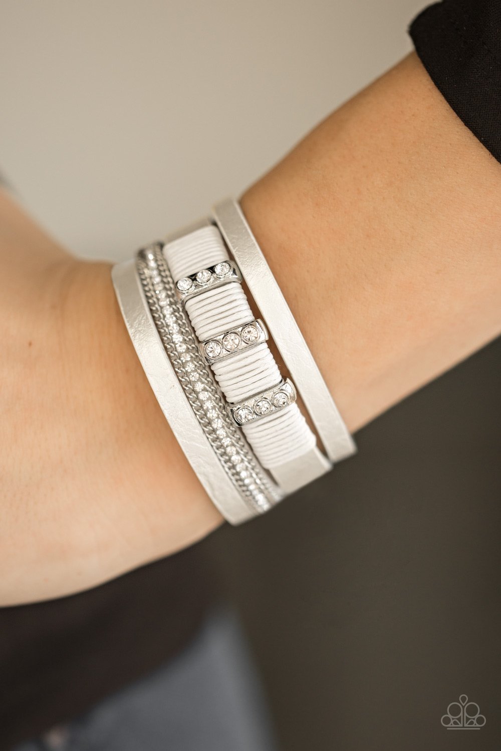 Fame Night - White Urban Bracelet - NEW RELEASE