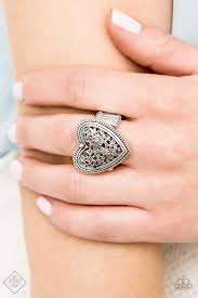 I adore you- silver ring