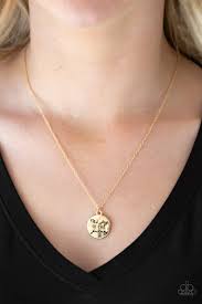 Find joy- gold necklace