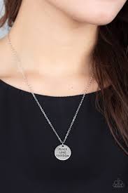 Freedom isn't free- silver necklace