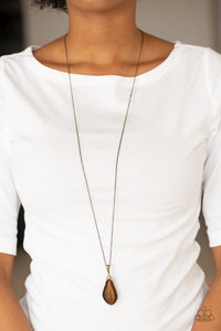 Friends In GLOW Places - Brass Moonstone Necklace - NEW RELEASE