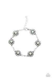 Garden Flower Grandeur - Green Flower Bracelet - NEW RELEASE