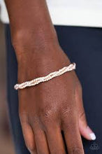 Load image into Gallery viewer, Glitzy gleam- rose gold bracelet
