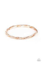 Load image into Gallery viewer, Glitzy gleam- rose gold bracelet
