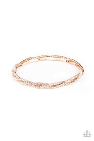Glitzy gleam- rose gold bracelet