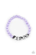 Load image into Gallery viewer, Heart-melting glow -purple moonstone bracelet
