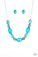 Load image into Gallery viewer, Ice melt- blue necklace
