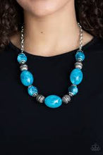 Load image into Gallery viewer, Ice melt- blue necklace
