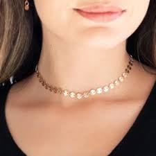 Inner spotlight- rose gold choker necklace