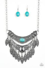 Load image into Gallery viewer, Island queen- blue necklace
