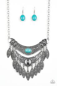 Island queen- blue necklace