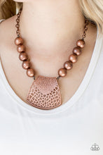 Load image into Gallery viewer, Large and In Charge - Copper Necklace
