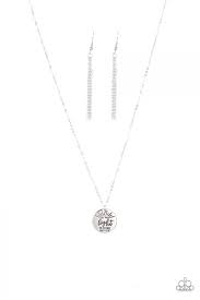 Let your light so shine- silver necklace