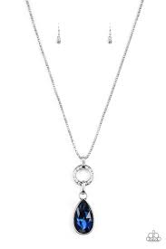Lookin' like a million- blue necklace