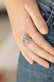 Lotus lover- silver ring