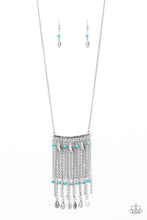 Load image into Gallery viewer, On The Fly - Blue Feather Necklace - NEW RELEASE
