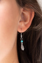 Load image into Gallery viewer, On The Fly - Blue Feather Necklace - NEW RELEASE
