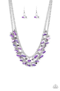 Pebble Pioneer - Purple Necklace - NEW RELEASE