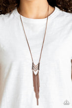 Load image into Gallery viewer, Point Taken - Copper Arrow Necklace - NEW RELEASE
