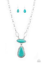 Load image into Gallery viewer, Rural rapture- blue necklace
