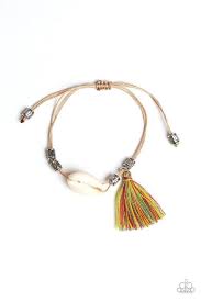 Sea if I care- multi urban tassel bracelet