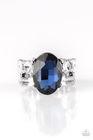 Shine bright like a diamond- blue ring