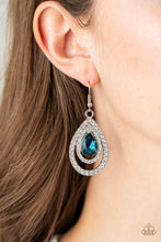 Load image into Gallery viewer, So the story glows- blue earring

