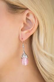Spring dew- pink earring