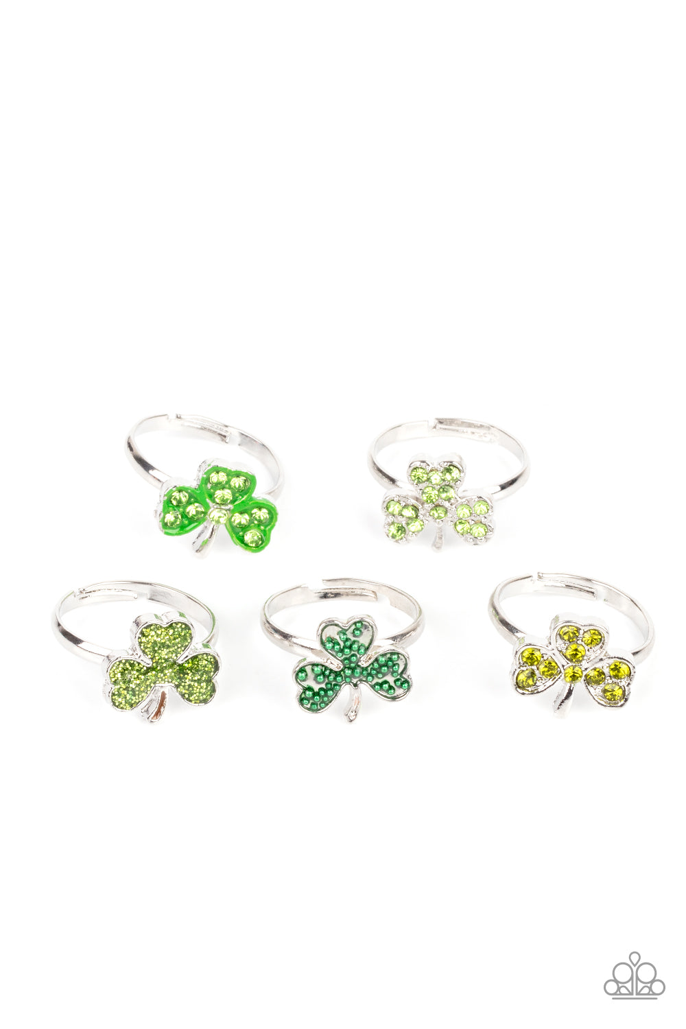 Starlet Shimmer Kids Rings - St. Patrick’s Day