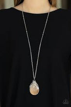Load image into Gallery viewer, Tangled gardens- orange necklace
