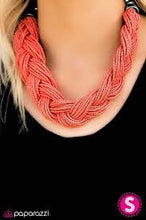 Load image into Gallery viewer, The great outback- orange seedbead necklace
