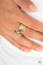 Load image into Gallery viewer, This ISLAND Is Your ISLAND - Brass Flower Ring - NEW RELEASE
