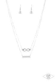 Timeless love- silver necklace black diamond