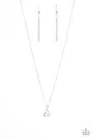 Turn on the charm- pink necklace