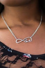 Load image into Gallery viewer, We found love- silver necklace
