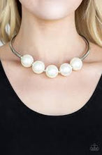 Load image into Gallery viewer, Welcome to wall street- white necklace
