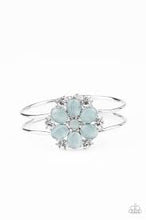 Load image into Gallery viewer, Garden extravagance- blue hinge bracelet
