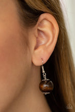 Load image into Gallery viewer, Cancun Cast Away - Red Wooden Necklace - NEW RELEASE
