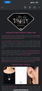 Empire diamond 2022-2023 LOP exclusive piece- “Always looking up”- Multi
