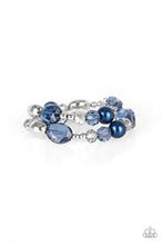 Load image into Gallery viewer, Downtown dazzle- blue bracelet
