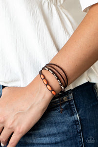 My beach house is your beach house - Orange Urban bracelet