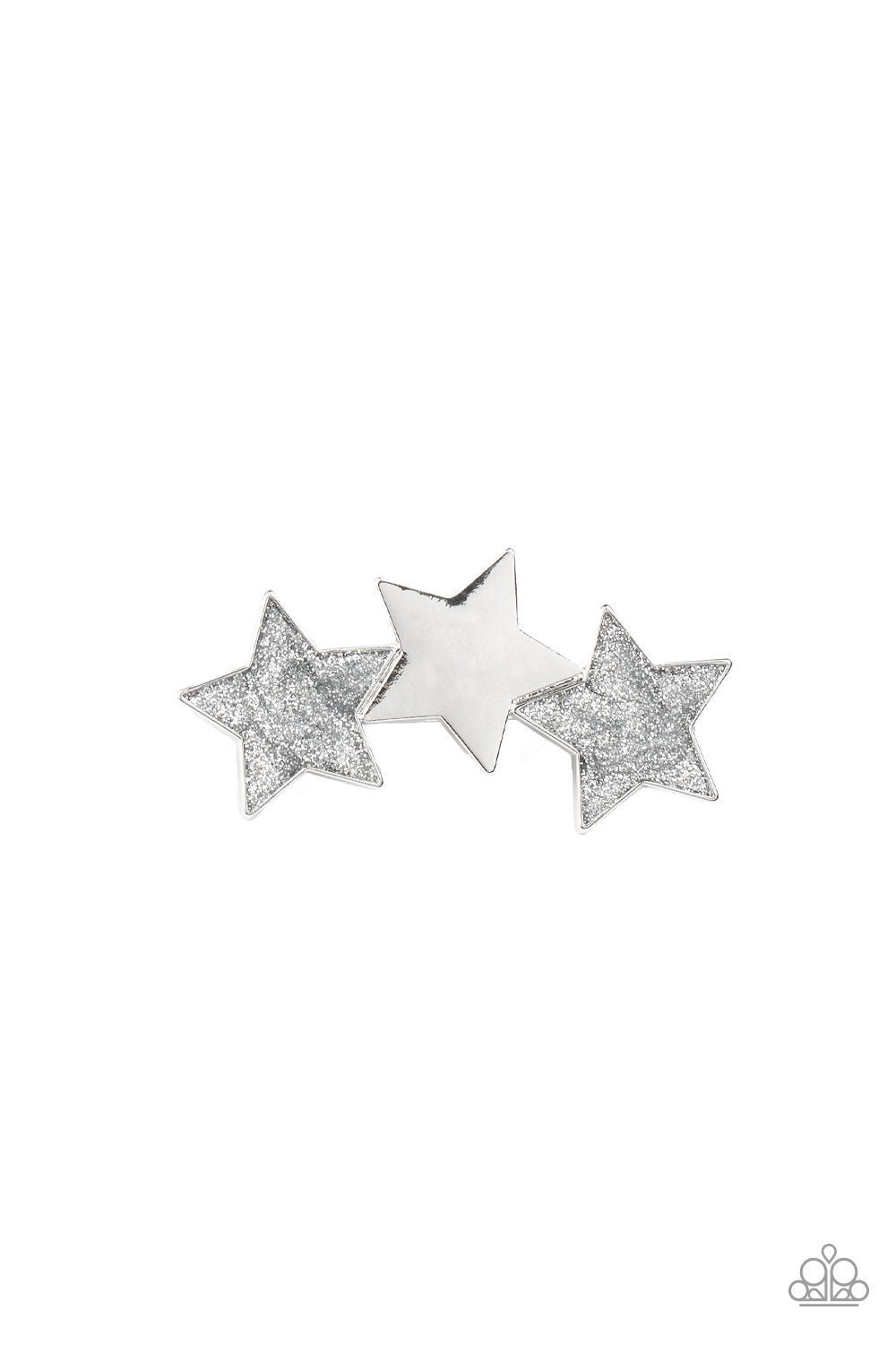 Dont get me star-ted - Silver hair clip